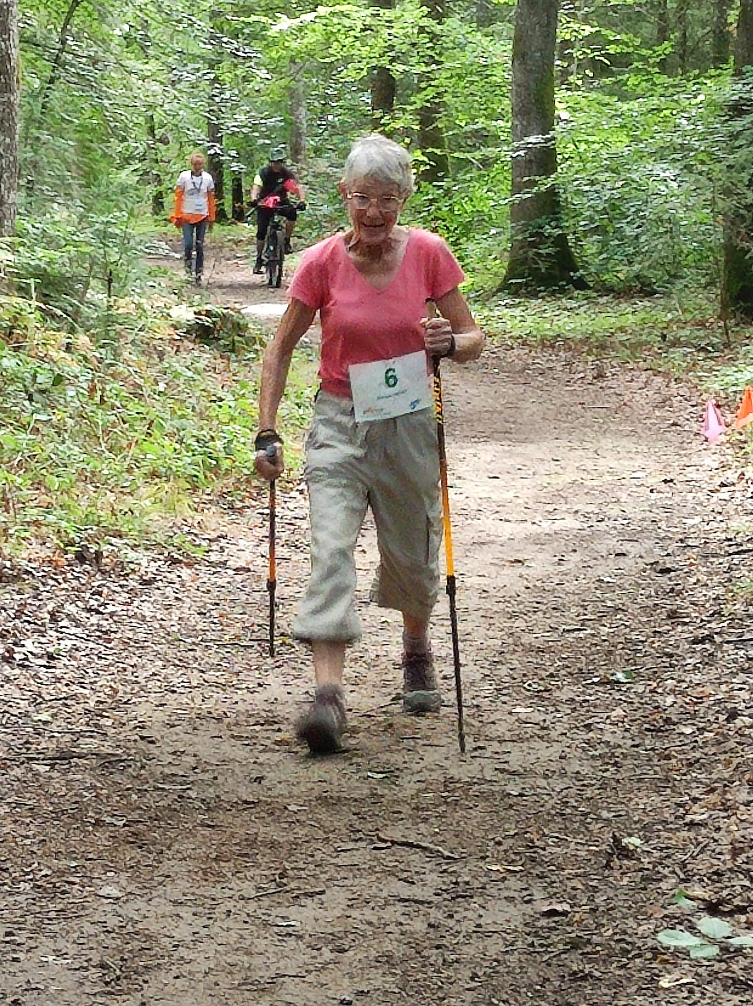 Monique notre vétérante - bravo Monique!