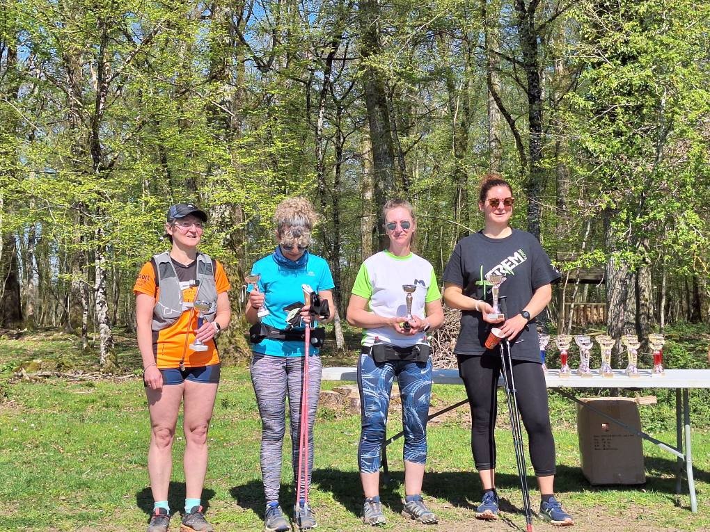 Le podium féminin