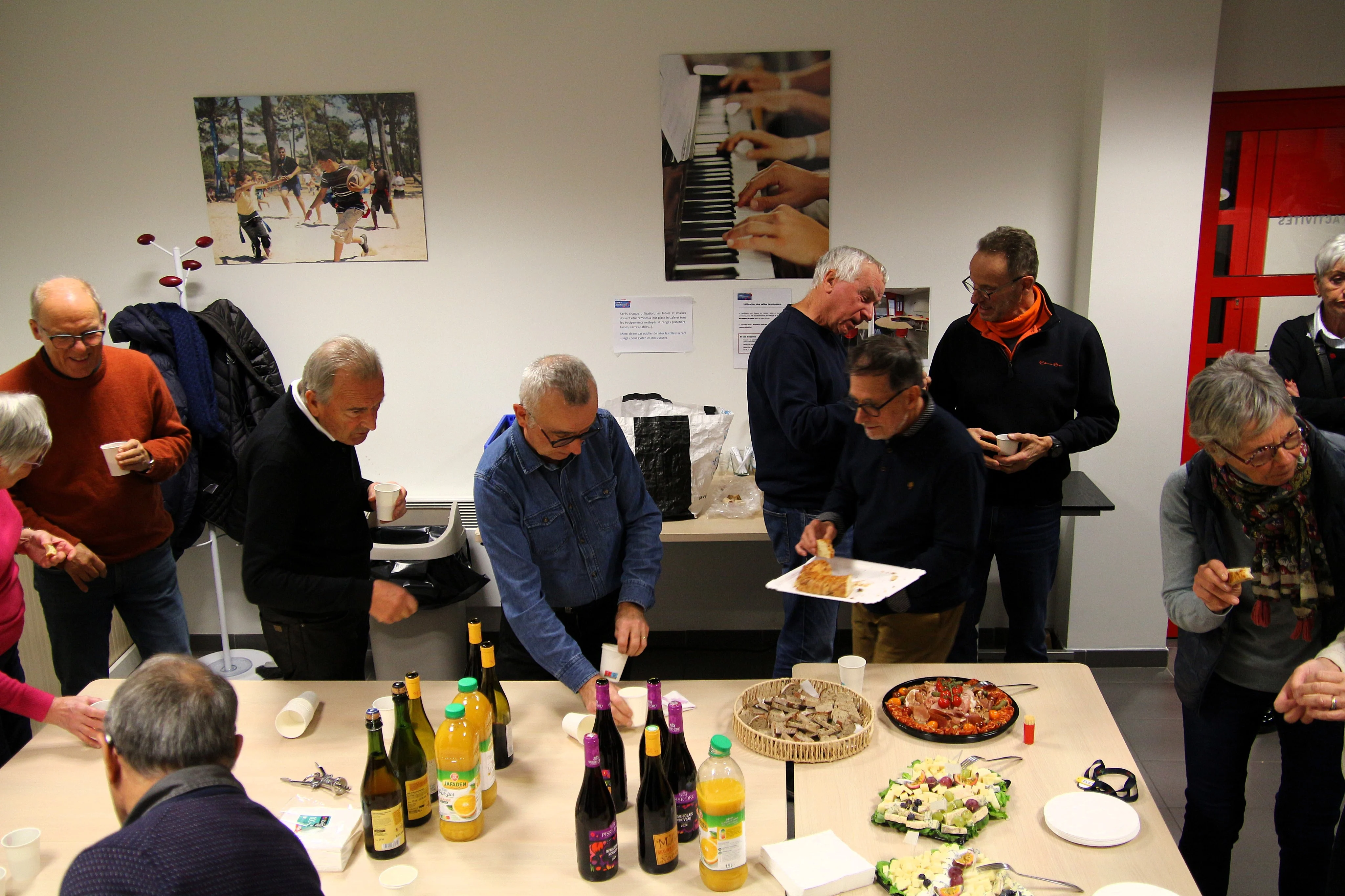 Un moment de convivialité bien apprécié pour nos bénévoles !