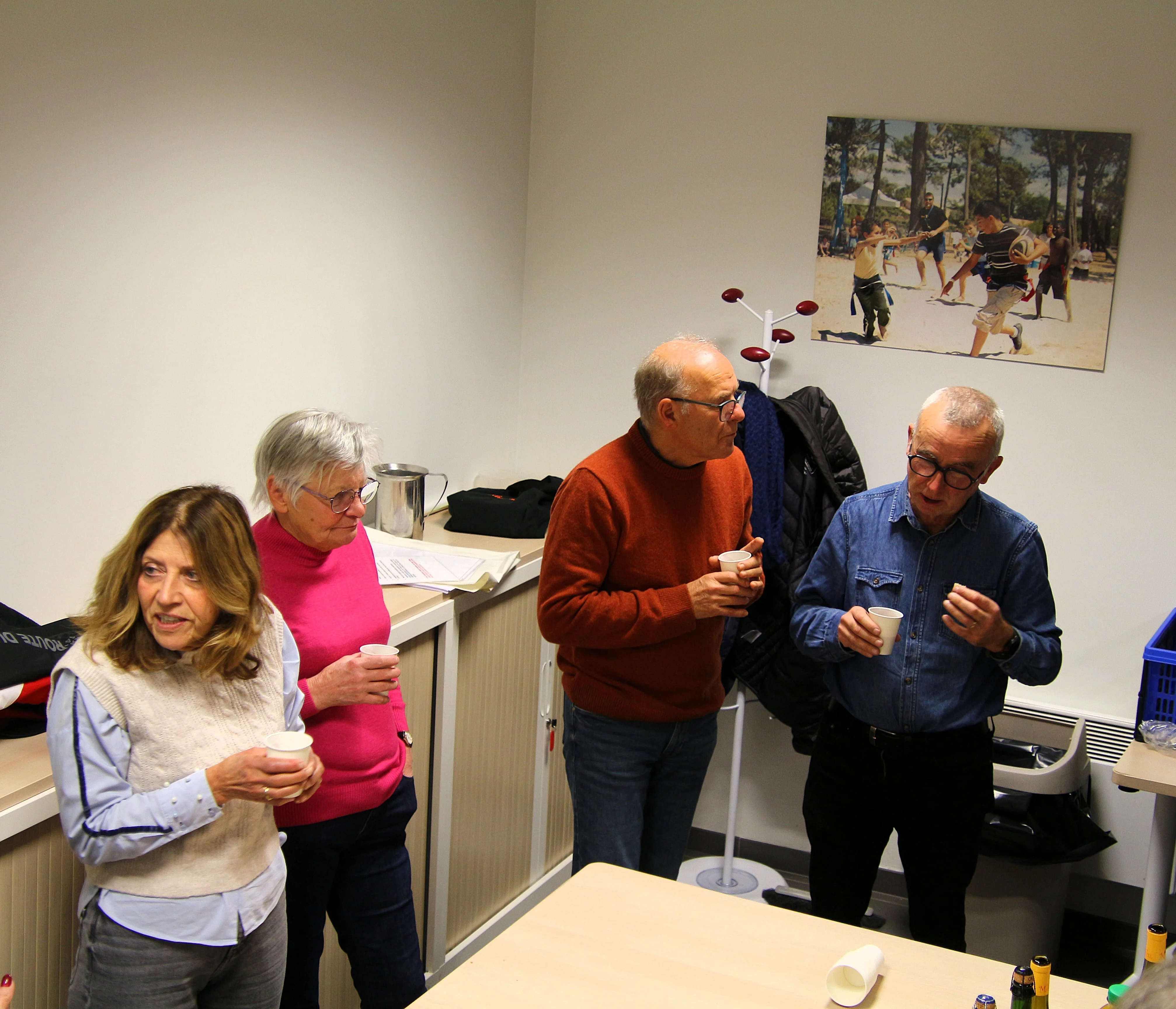 Un moment de convivialité bien apprécié pour nos bénévoles !