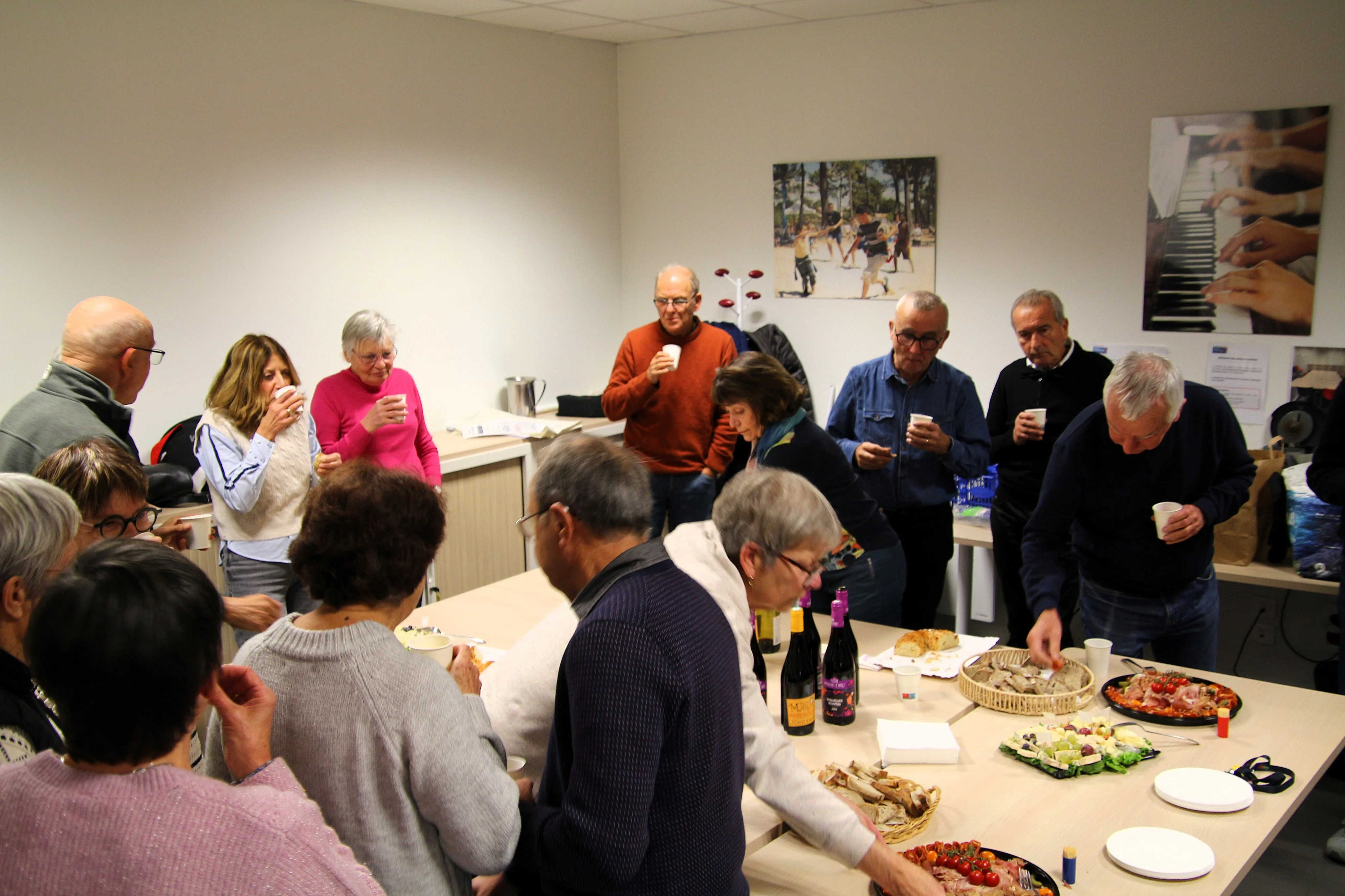 Un moment de convivialité bien apprécié pour nos bénévoles !