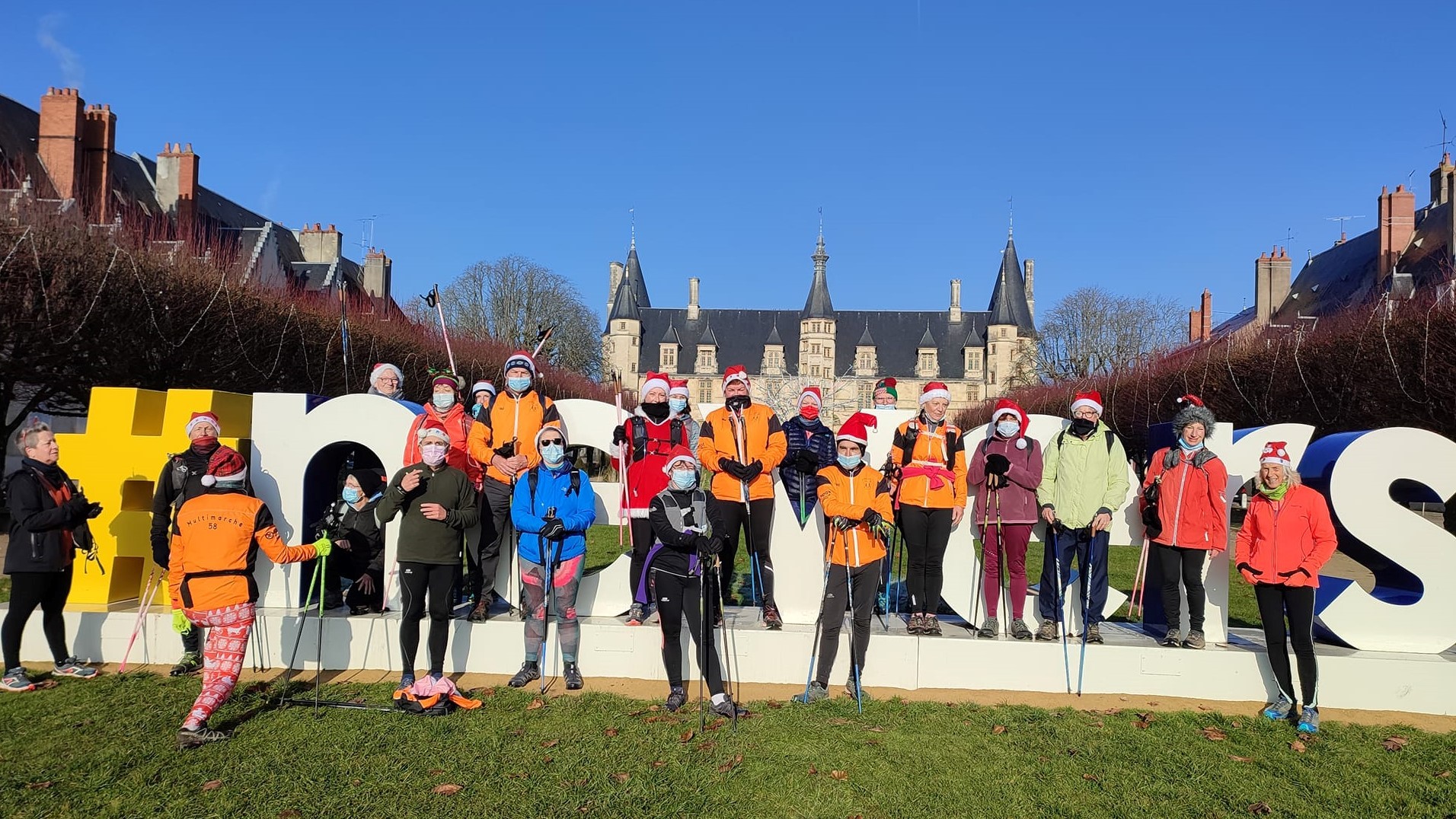 Marche des Pères Noel 2021- Marche nordique