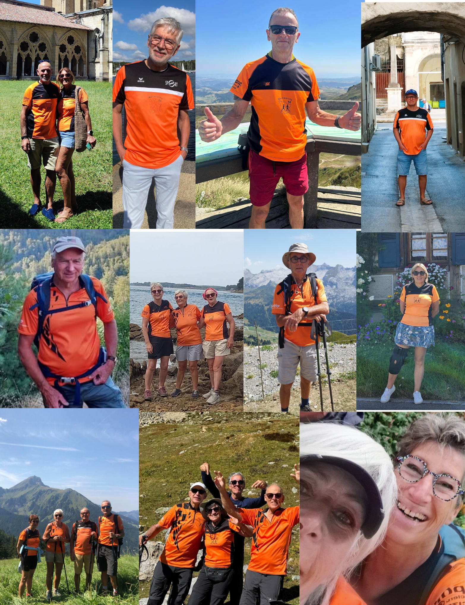 Les participants au voyage du tee shirt 2025