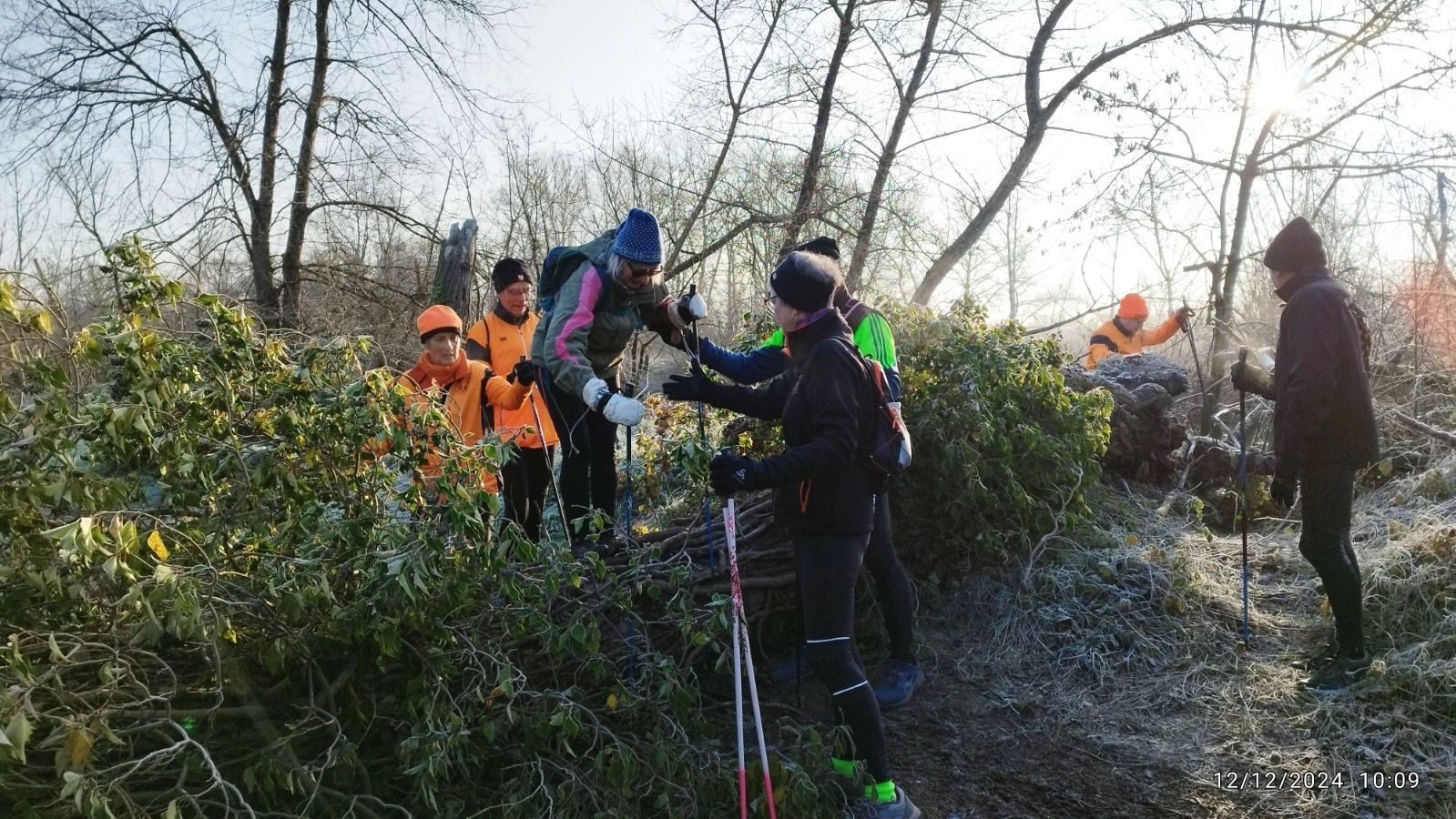 Marche nordique 12 décembre 