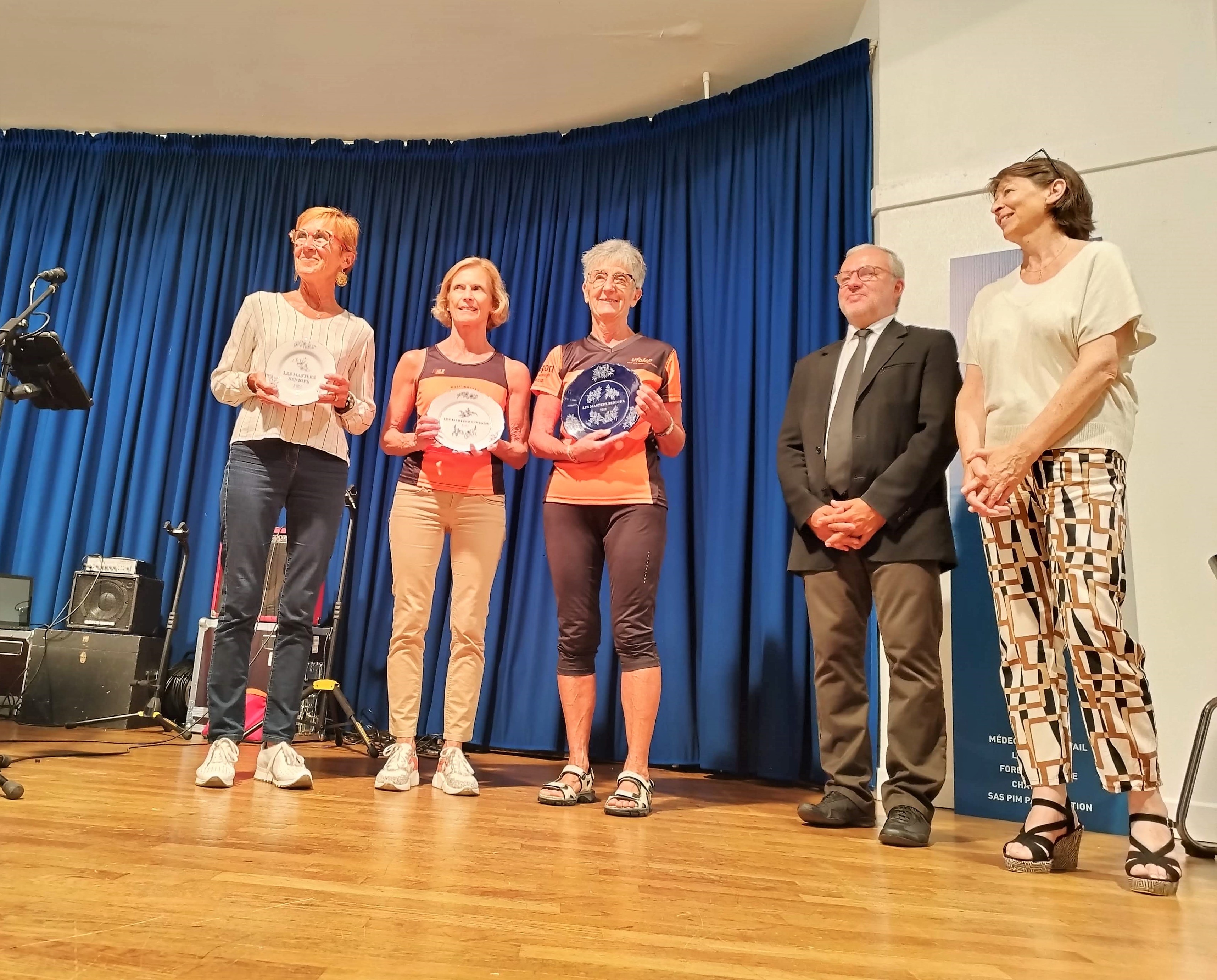 Podium  Christine et Annick