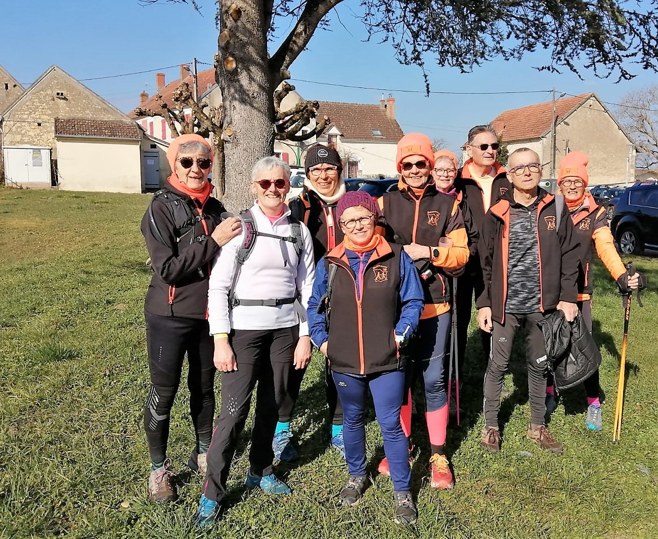 le groupe des participants sur les 3 parcours !