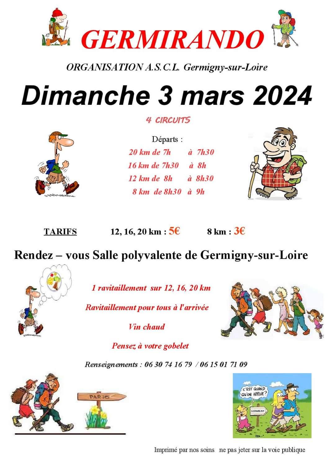 Affiche germirando 3 mars 2024