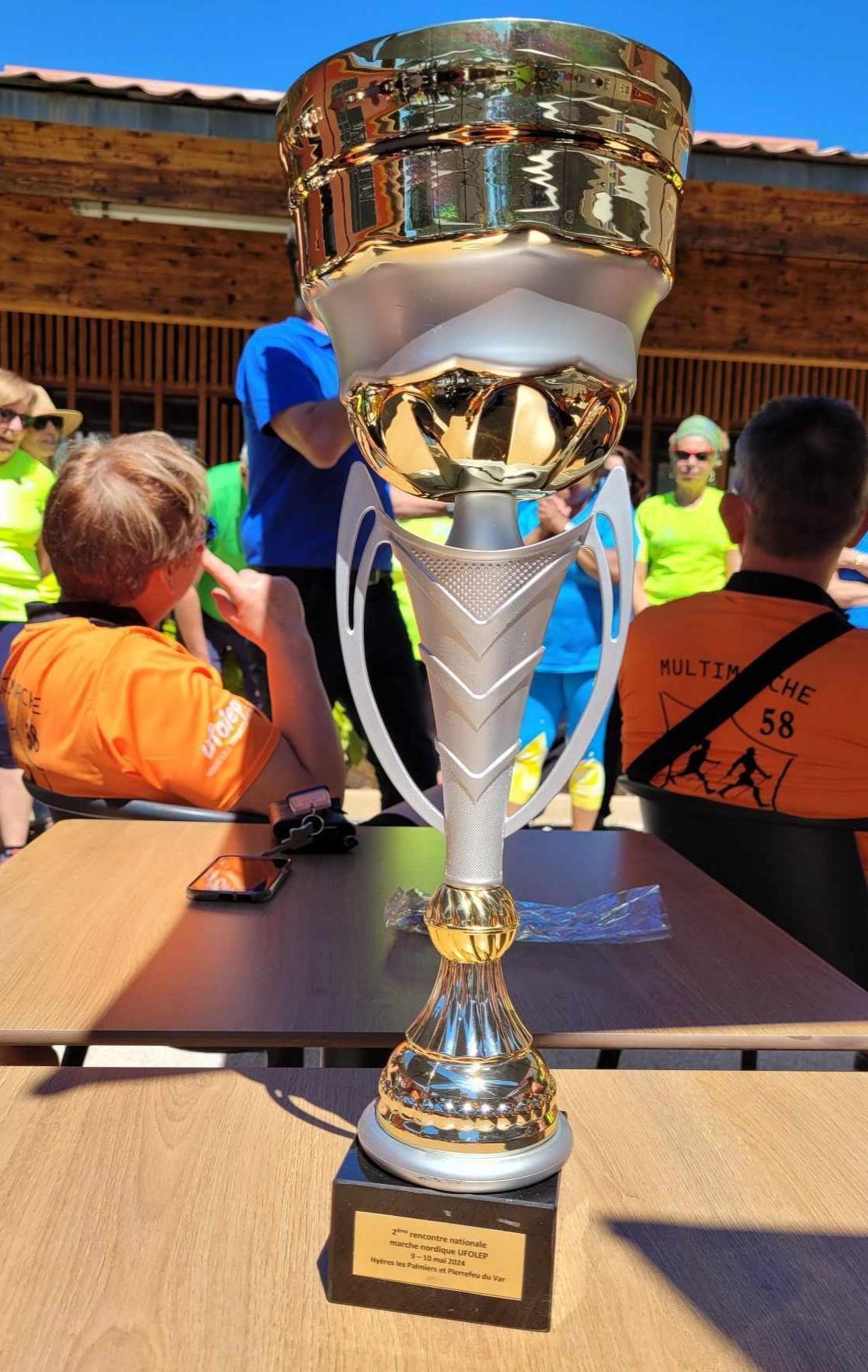 la coupe du club venu avec le plus grand nombre de participants