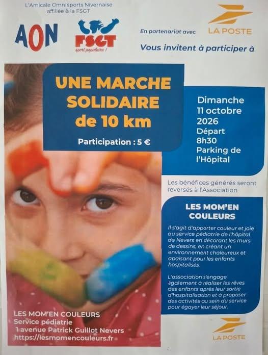 Marche solidaire du 11 octobre