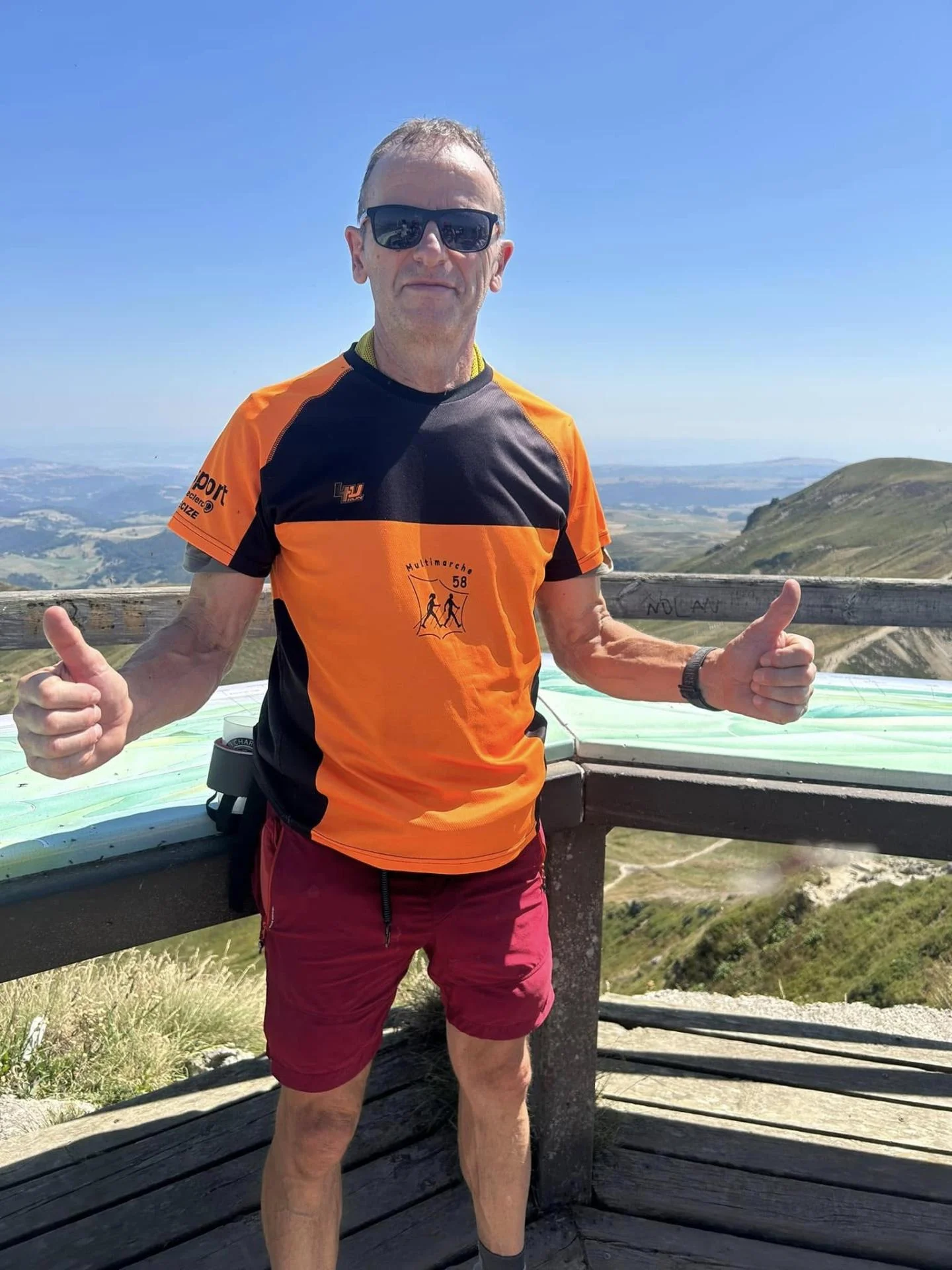 Maurice au sommet du puy de sancy