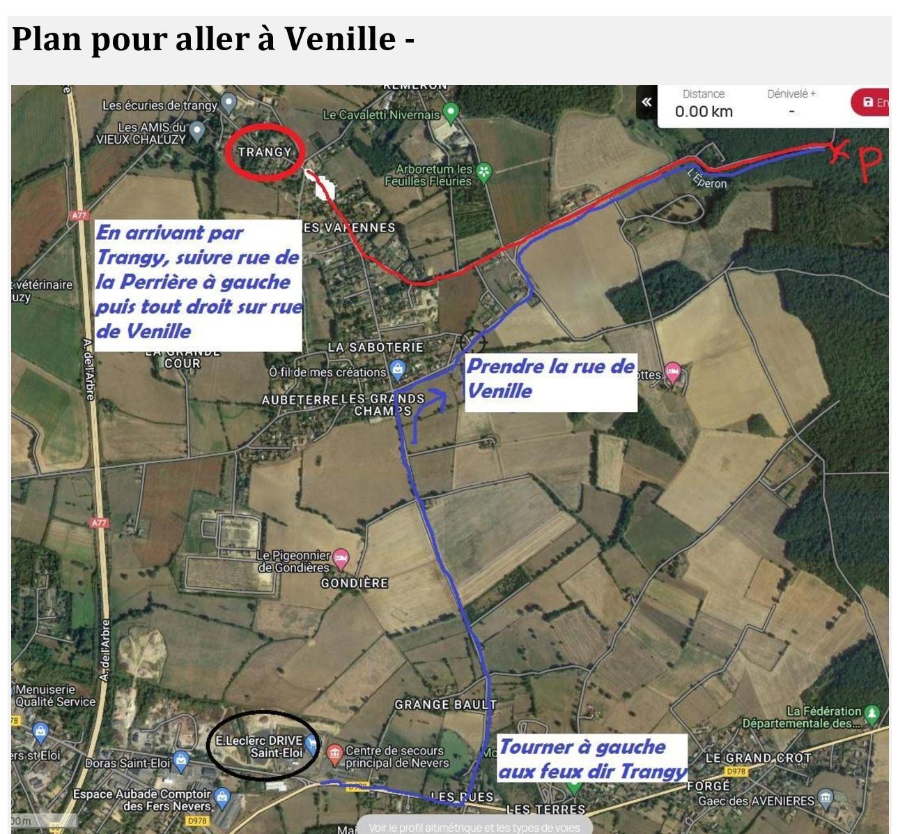 Plan acces parking venille 1