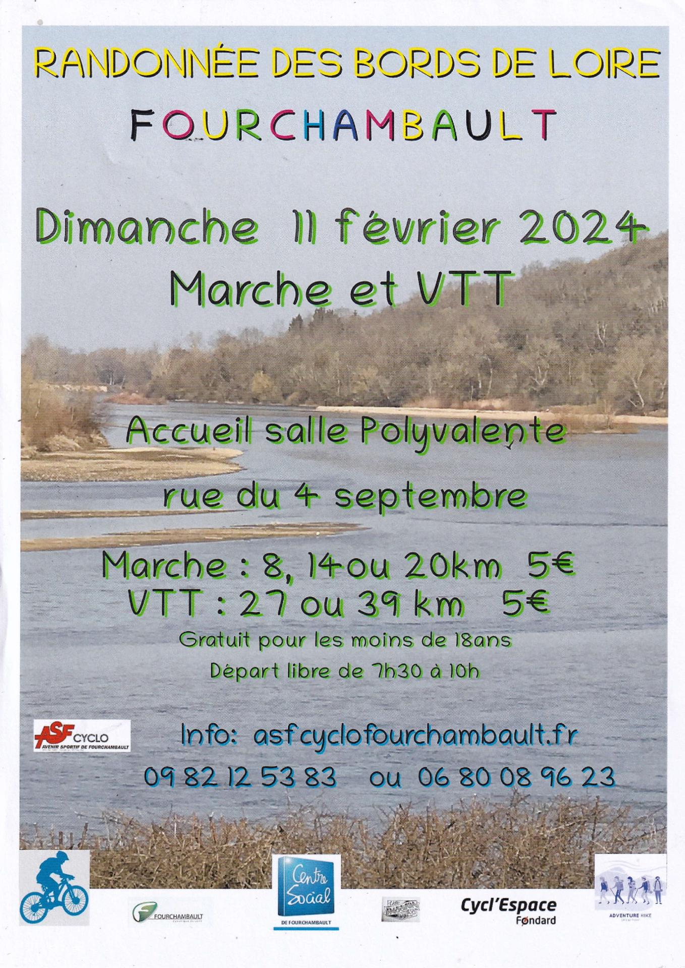 Rando des bords de loire fourchambault 2024